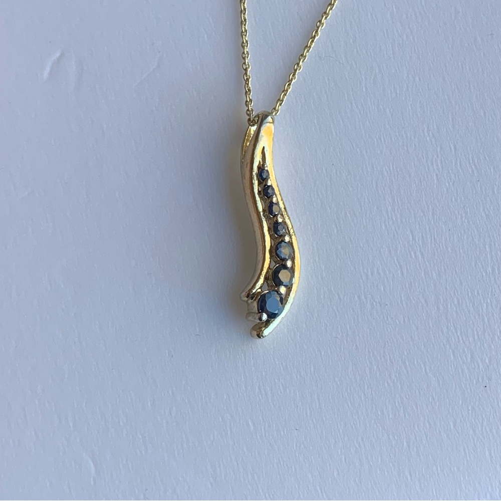 18K GP Journey Pendant necklace
